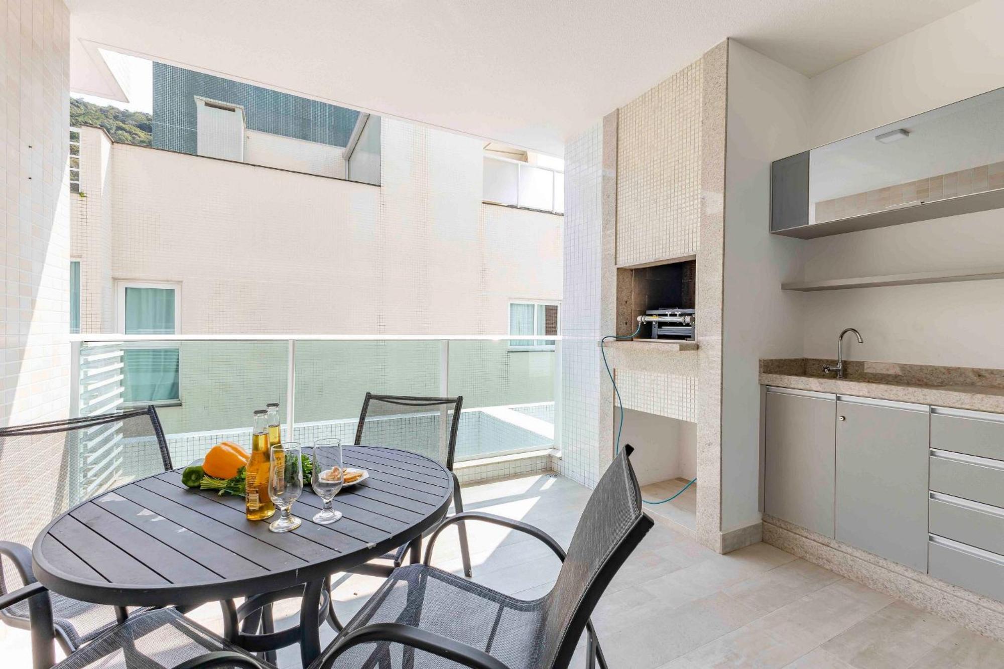 Varandas Do Atlantico - Confortavel Apto Em Condominio Pe Na Areia Bombinhas Esterno foto