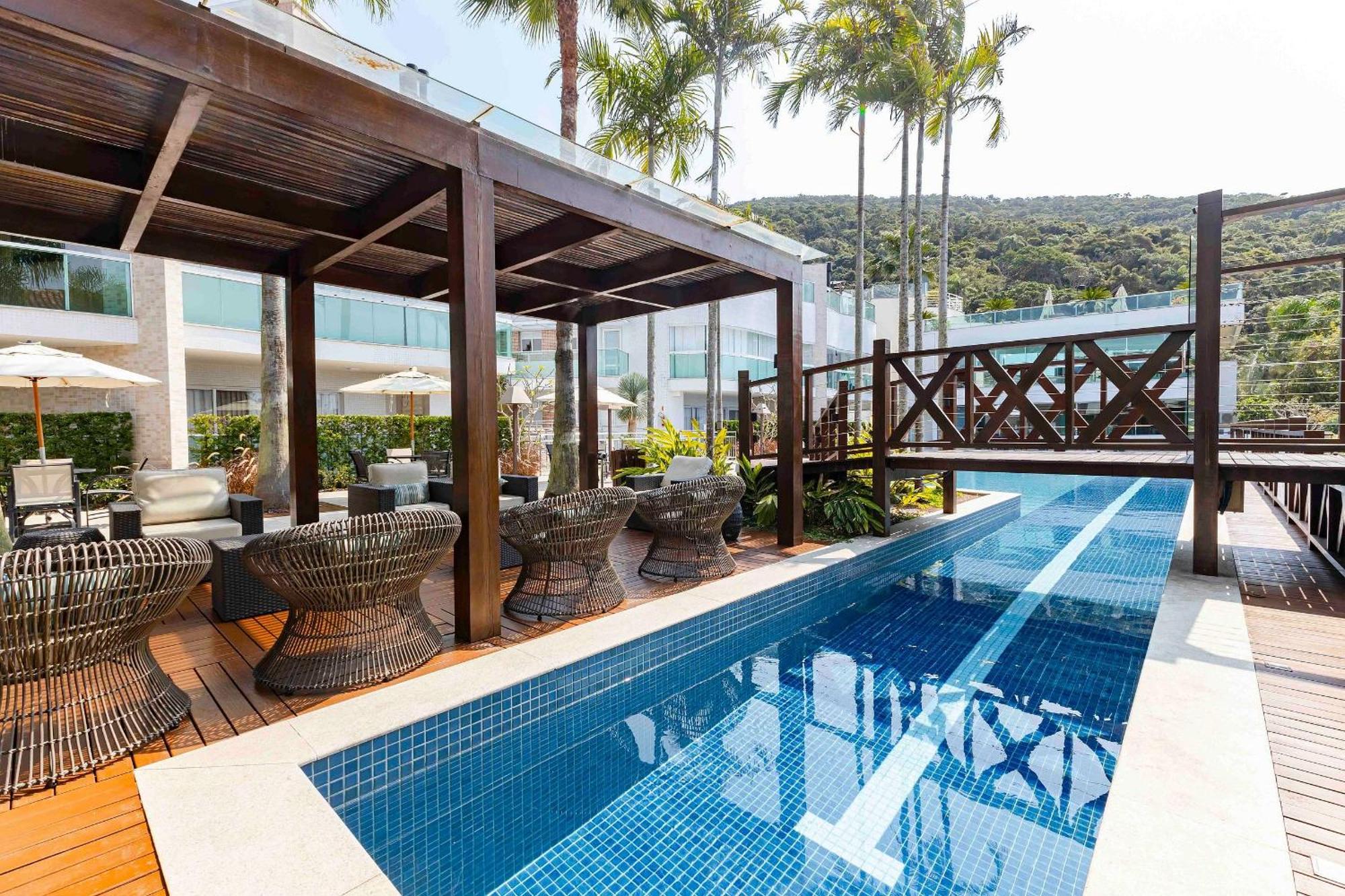 Varandas Do Atlantico - Confortavel Apto Em Condominio Pe Na Areia Bombinhas Esterno foto